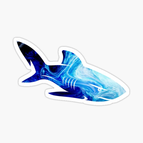 Abstract shark Sticker