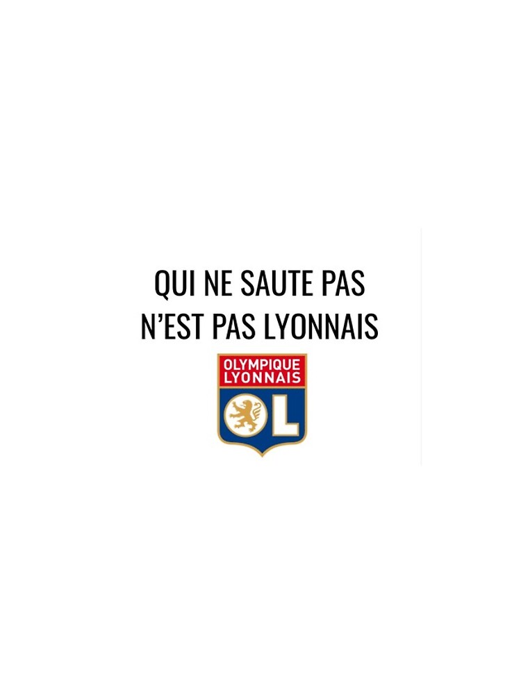 "Qui ne saute pas n'est pas lyonnais" iPhone Case for Sale by