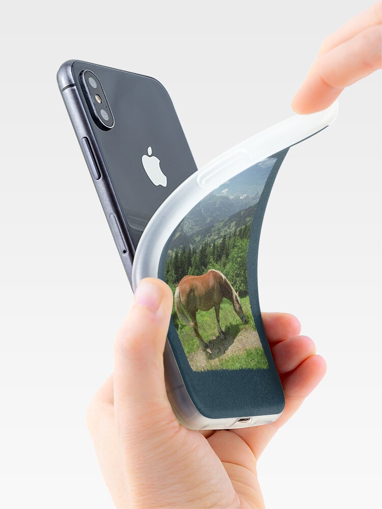 Alternate view of Horse at Kristberg (iPhone case) iPhone Case & Cover