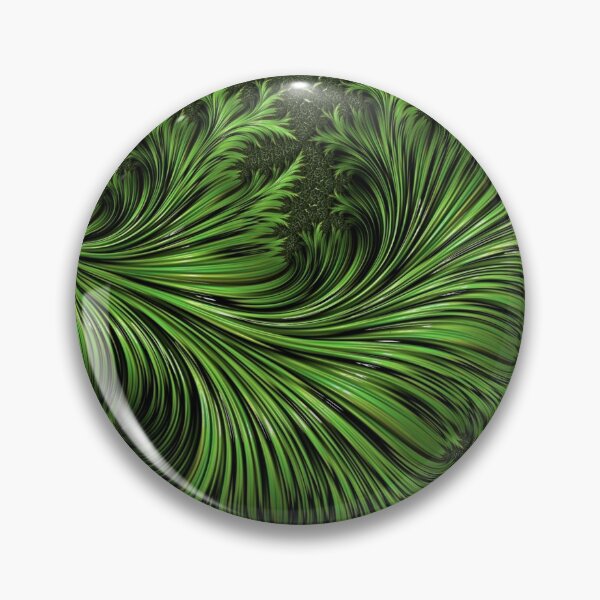 Item preview, Green Variegated Leaf Fractal Art Abstract designed and sold by Gsallicat.