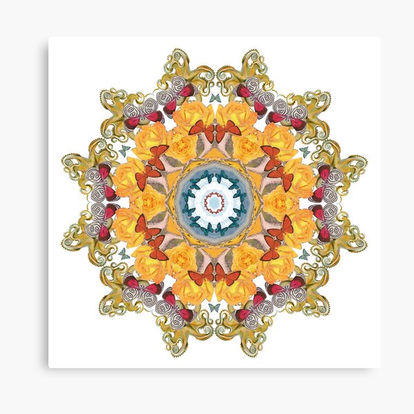 Octopus' Garden Mandala Canvas Print
