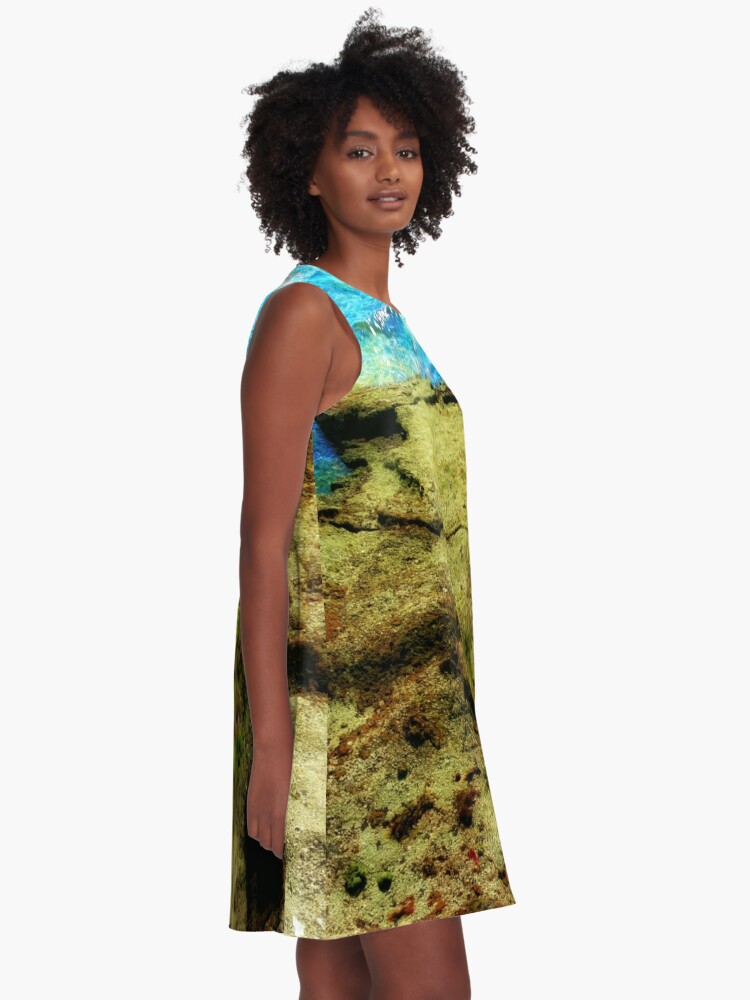 Thumbnail 2 of 4, A-Line Dress, Low Tide designed and sold by kinkatstyle.