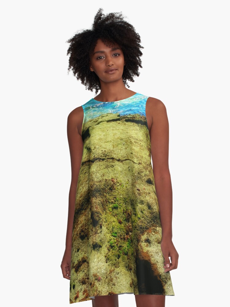 Thumbnail 1 of 4, A-Line Dress, Low Tide designed and sold by kinkatstyle.