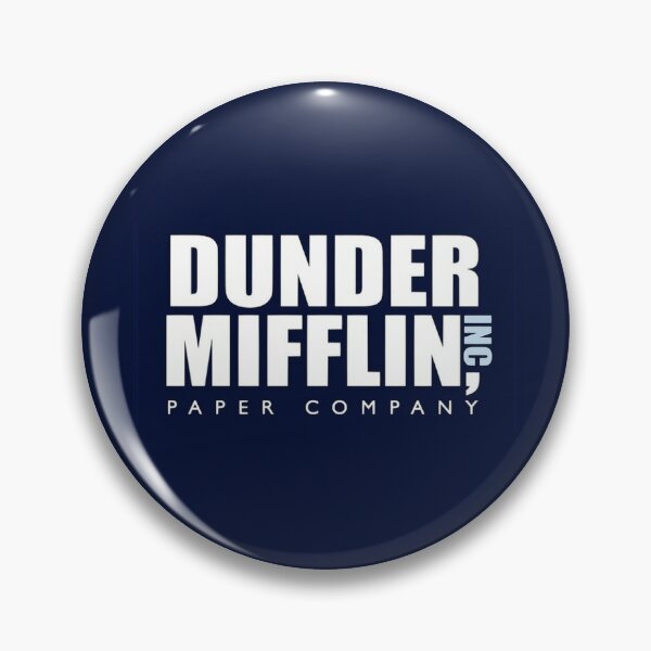 The Office Dunder Mifflin Logo Enamel Pin