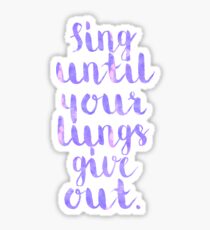 Fall Out Boy Lyric Sticker