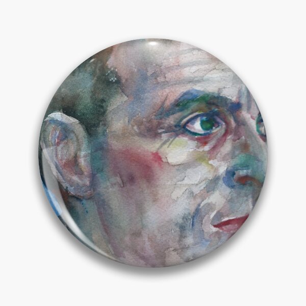 Item preview, LUDWIG WITTGENSTEIN watercolor portrait .9 designed and sold by lautir.