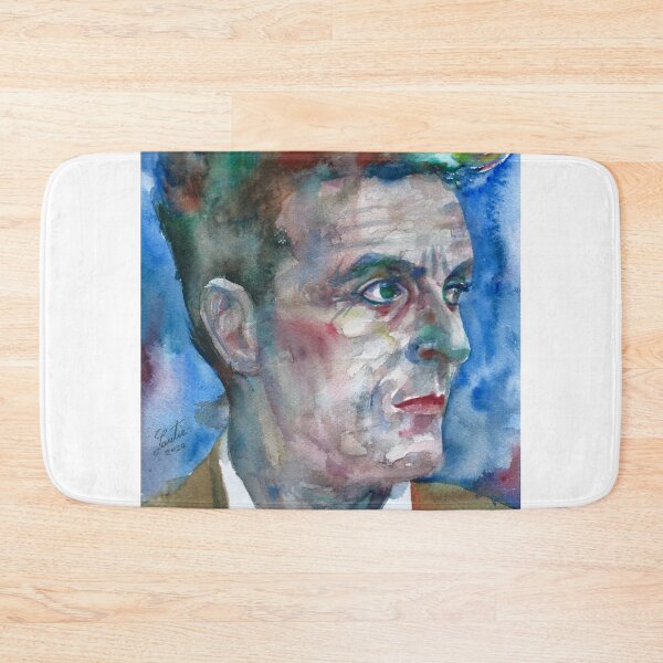 Item preview, LUDWIG WITTGENSTEIN watercolor portrait .9 designed and sold by lautir.