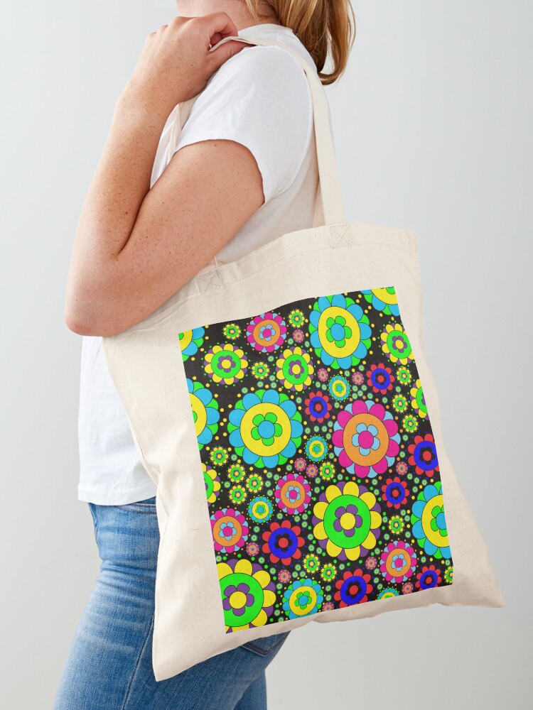 Flower Power I Canvas Tote Bag