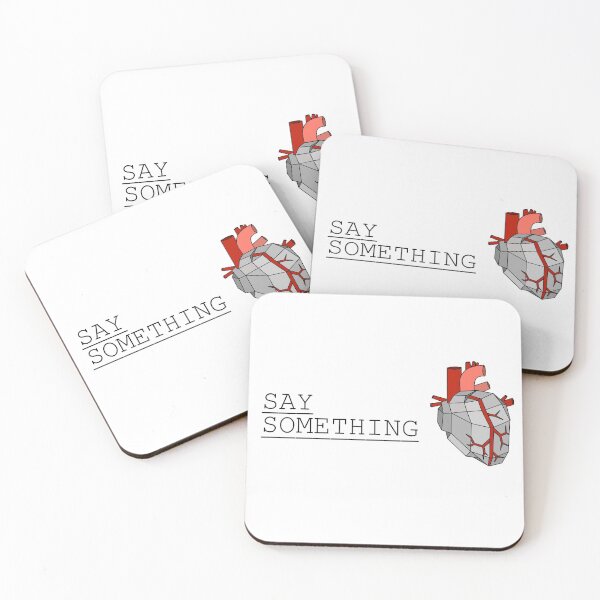 Item preview, Say Something Heart designed and sold by Titoduhburito.