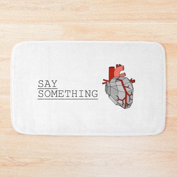 Item preview, Say Something Heart designed and sold by Titoduhburito.