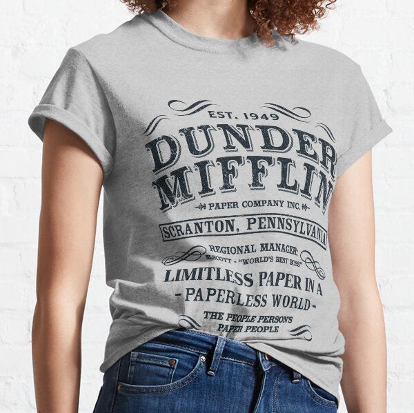 Dunder Mifflin Inc Paper Company Est 1949 Scranton Pa Unique Funny