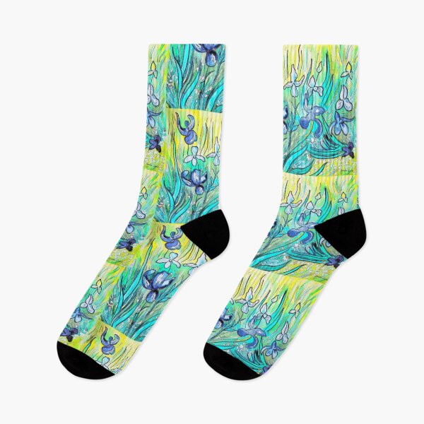 Item preview, Irises - My Hommage to Vincent Van Gogh designed and sold by CarolineLembke.