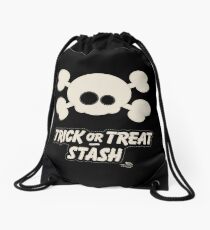 Cute Skull Trick or Treat Stash Drawstring Bag