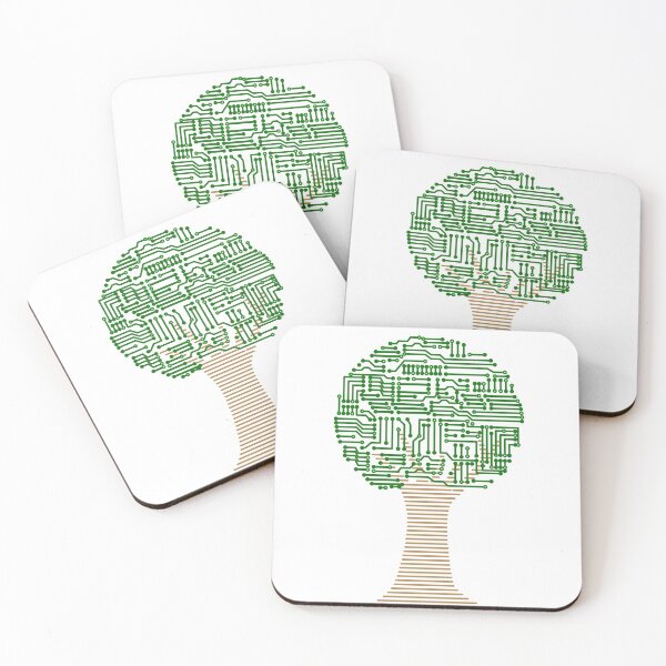 Item preview, Circuit tree circuitry board designed and sold by NerdySherds.