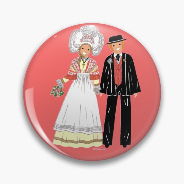 Item preview, Married from NORMANDY, France. color background designed and sold by Catherine Debusne.