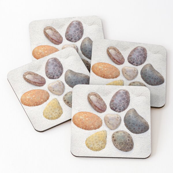Item preview, Petoskey Stones from Michigan by Cassandra Tiensivu designed and sold by Cassandra Tiensivu.