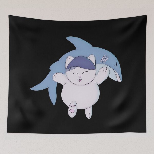 Item preview, Kitty Cat with Shark designed and sold by palaco210.