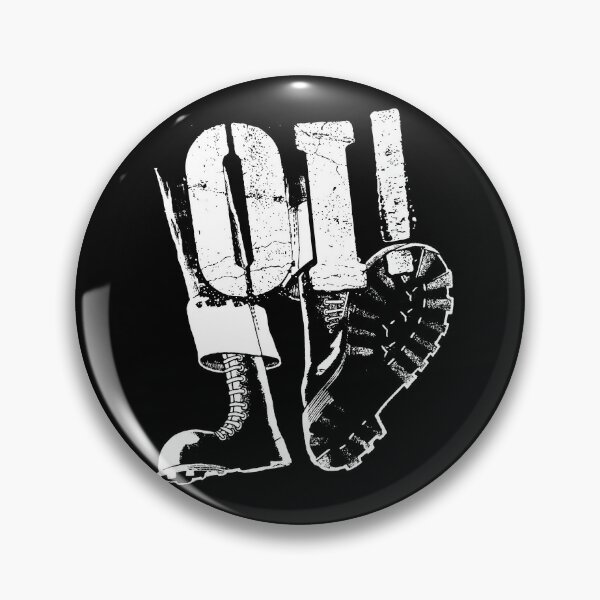 Official Demented Punk Logo Enamel Pin, Accessories
