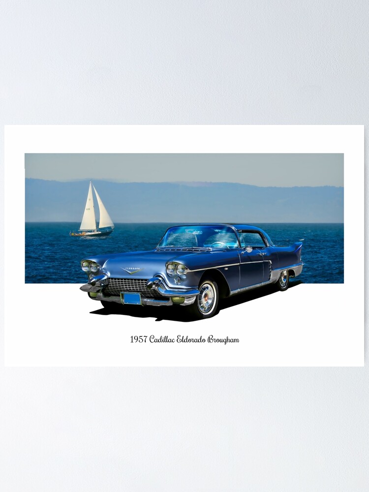 1957 cadillac eldorado brougham poster by davekoontz redbubble