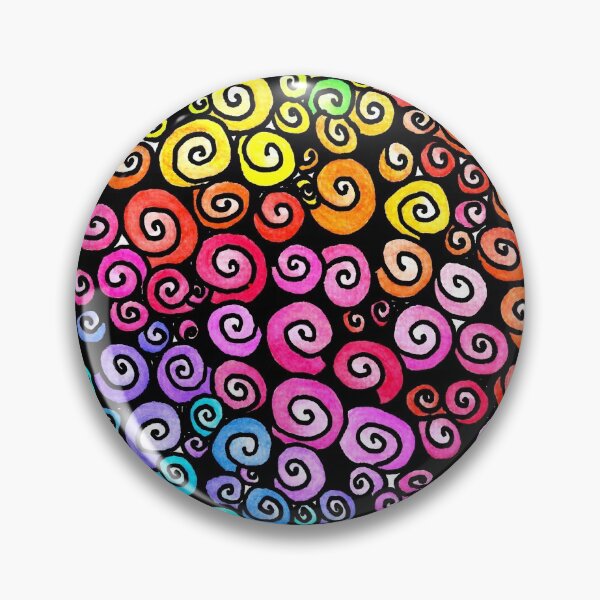 Item preview, Pattern with Rainbow Spirals designed and sold by CarolineLembke.