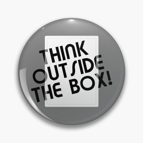Item preview, Think outside the box designed and sold by NerdySherds.