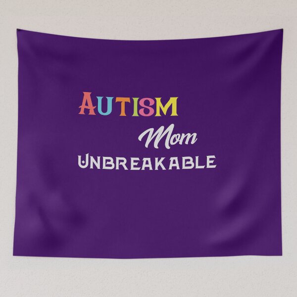 Item preview, Autism Mom Unbreakable Autism Awareness designed and sold by SparkleLiveLife.