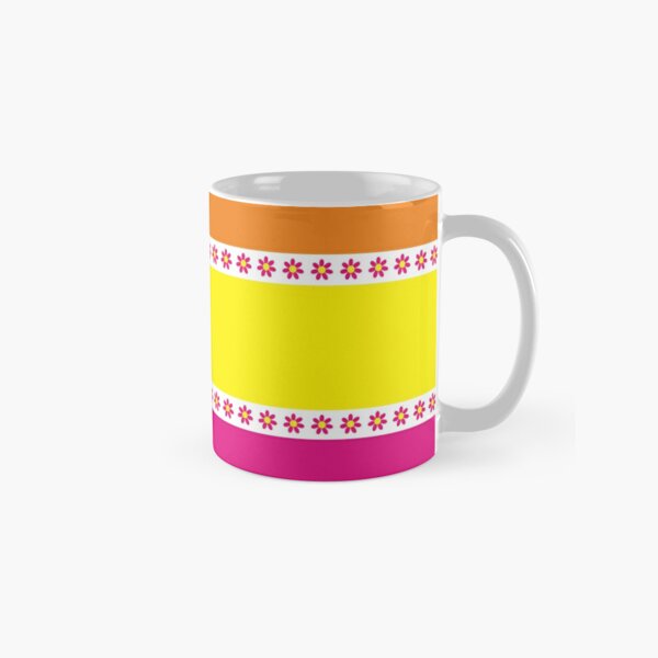 Funky Hippie Flower Power Pattern Coffee Mug for Sale by HotHibiscus