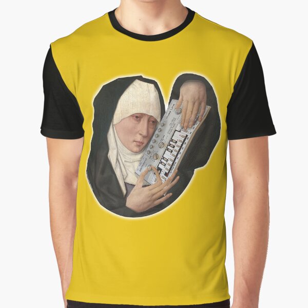 Mater Dolorosa meets Roland TB 303, by Frank Fonik. Original HD Graphic T-Shirt