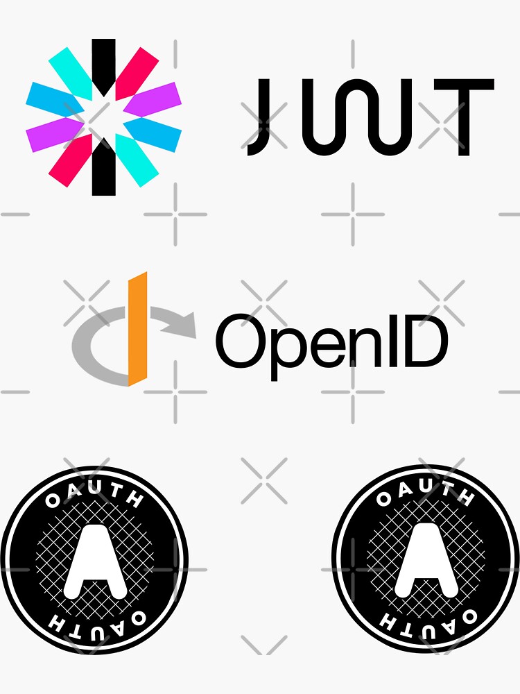 Thumbnail 3 of 3, Sticker, jwt openid oauth designed and sold by yourgeekside.