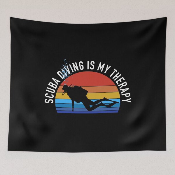 Item preview, Scuba Diving Is My Therapy designed and sold by kudostees.