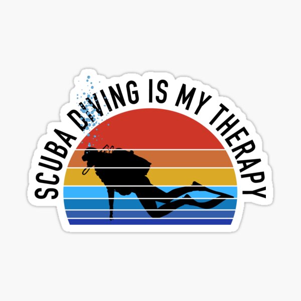 Item preview, Scuba Diving Is My Therapy designed and sold by kudostees.