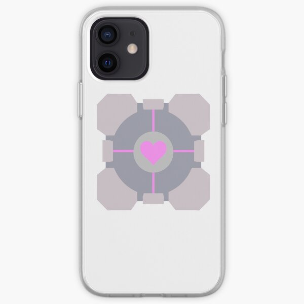 Companion Cube Portal iPhone Soft Case