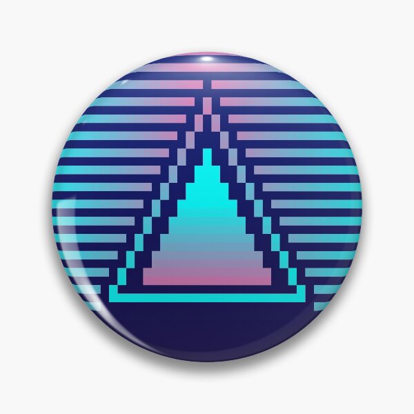 Artikelvorschau, Vaporwave Pixel Art Triangle Retrowave entworfen und verkauft von Gavirlas.