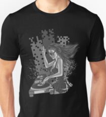 Sexy Hot DJ Gray Unisex T-Shirt