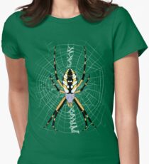 Golden Argiope Women's Fitted T-Shirt