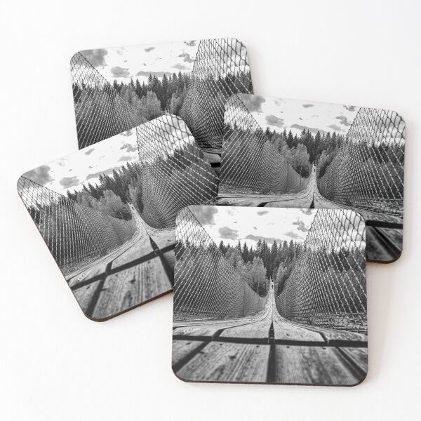 Item preview, Hanging bridge in the Norwegian mountains. - Landscape designed and sold by RolandWidin.
