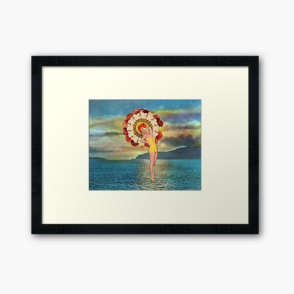 Apple Goddess Framed Art Print