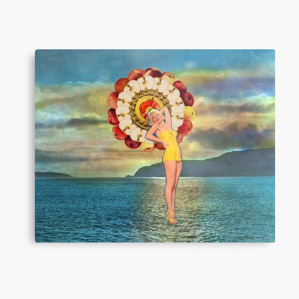 Apple Goddess Metal Print