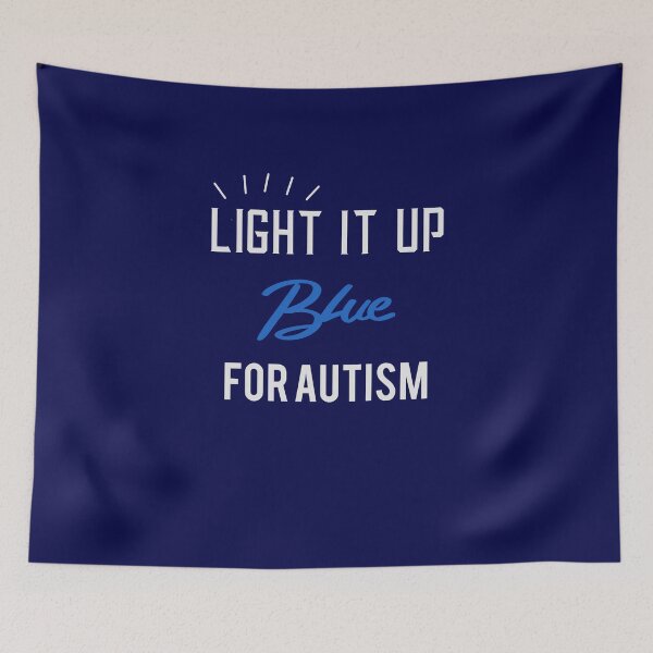 Item preview, Light It up Blue For Autism Awareness designed and sold by SparkleLiveLife.