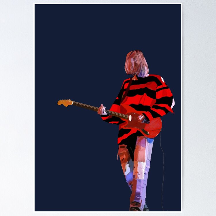 Kurt Cobain, Nirvana, Grunge, Heavy Metal, Kurt Cobain Gift, Nirvana Poster