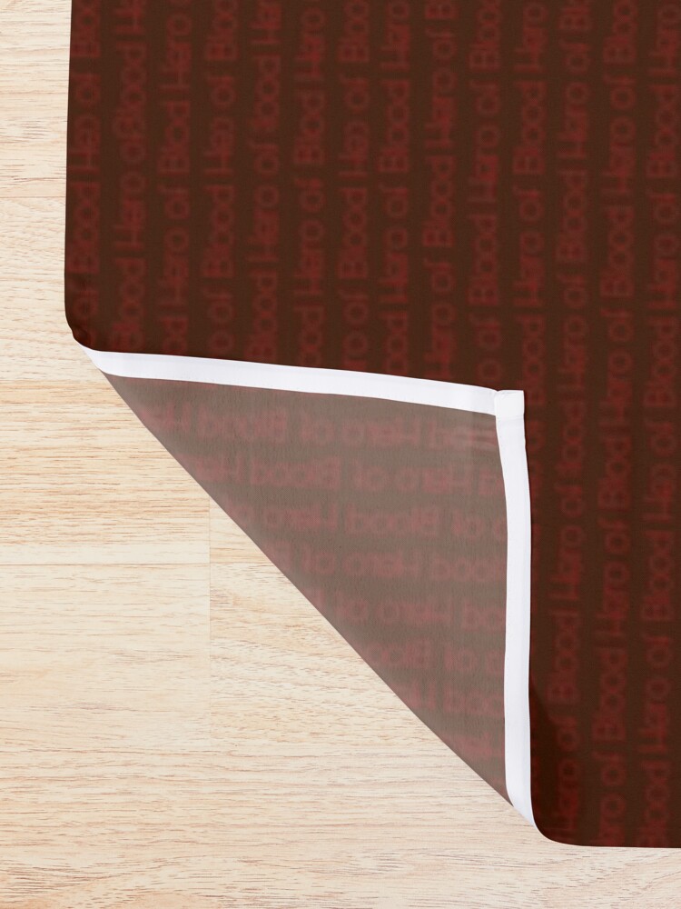 Alternate view of Hero Of Blood Shower Curtain