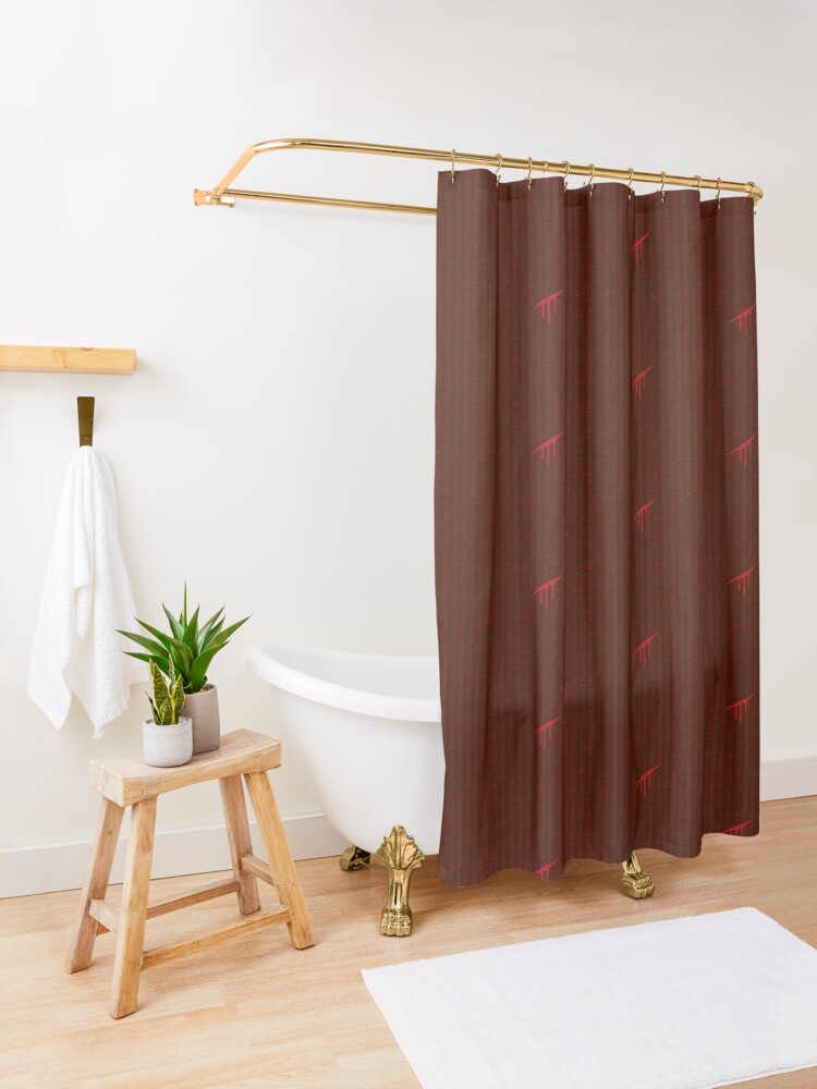 Alternate view of Hero Of Blood Shower Curtain