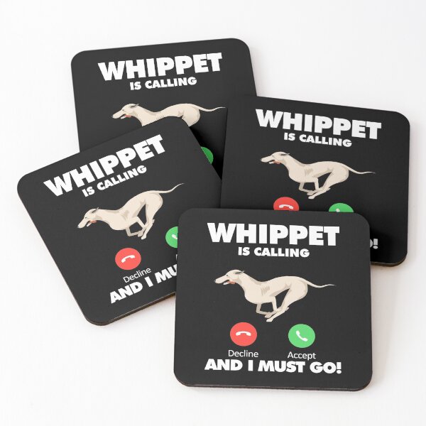 Item preview, Dog Whippet is Calling and I Must Go designed and sold by HelloFromAja.