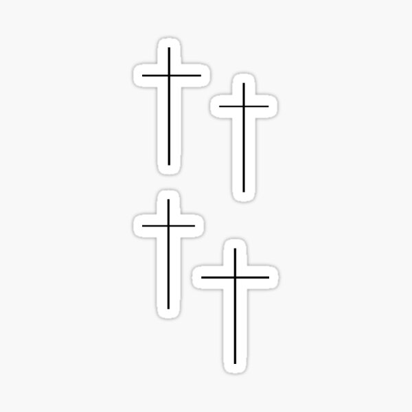 Free Cross Sticker for Sale by gretalohse