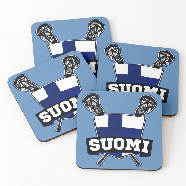 Item preview, Finnish Lacrosse Flag Logo, Finland, Suomi designed and sold by gamefacegear.
