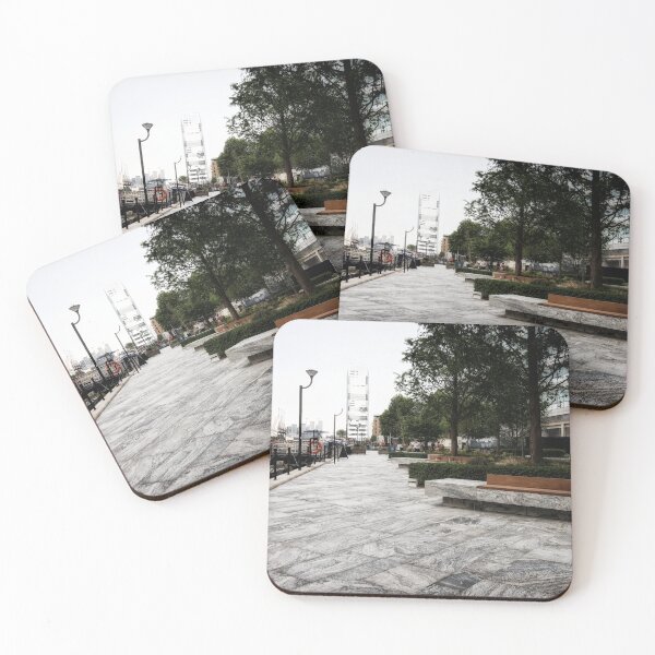 Item preview, Walkway along the Thames, Canary Wharf, London, UK designed and sold by Yannik Hay.