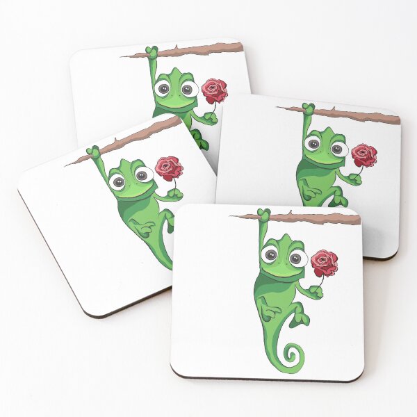 Item preview, Chameleon with Rose  designed and sold by elisaaroha.