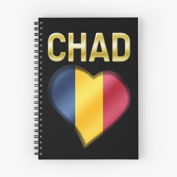 Item preview, Chad - Chadian Flag Heart & Text - Metallic designed and sold by Graphix.