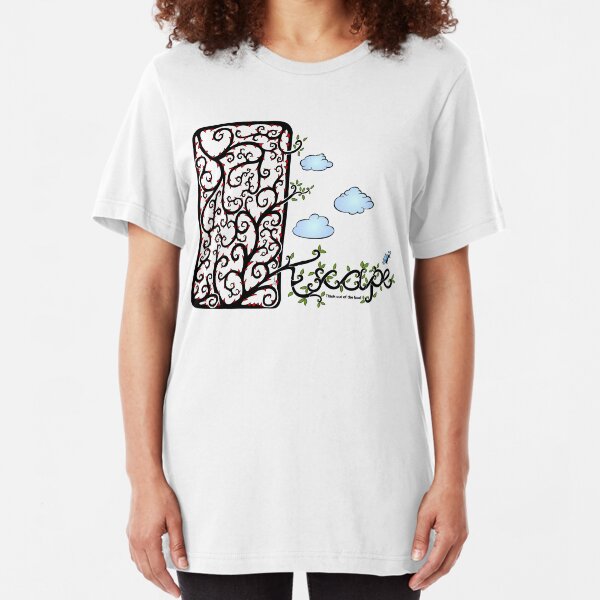 Escape (for light t-shirt colours) Slim Fit T-Shirt