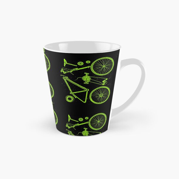 Item preview, Cool green bike parts in exploded drawing designed and sold by Jelisandie.
